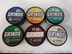 Grinds Coffee Pouches 6 Can Sampler Caramel, Root Beer, Cinnamon Roll, Van... Fixed Price $45.00.