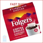 Folgers Classic Roast Coffee Singles, 19 Ct. Fixed Price $13.42.