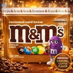 New Limited Holiday M&ms Caramel Cold Brew Coffee Ice Chocolate Bag 9.5OZ. Fixed Price $17.89.
