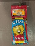 Lion Coffee Light Roast Auto Drip Grind Vacuum Sealed Oz. 100% Arabica Beans. Fixed Price $18.00.