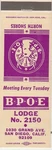 Elks Lodge No 2150-SAN Diego-california-ca. Fixed Price $7.99.