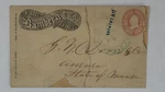 1860S San Leandro Ca Straight Line Bamber Express Aurora Nevada Dorn Cover. Fixed Price $89.00.
