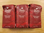Peet's Holiday Blend Dark Roast Ground Coffee 10 Oz Lot Bags Exp 5/30/26. Fixed Price $8.99.