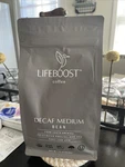 Life Boost Decaf Medium Roast Coffee Beans Organic Low Acid Swiss Water 12OZ. Fixed Price $32.52.