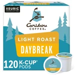 Caribou Coffee Daybreak Morning Blend, K-cups, Light Roast, 120 Count. Fixed Price $62.53.