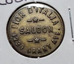1912 San Francisco Ca Good For Token Fior D'italia Saloon 1230 Grant Av Rjt 489. Fixed Price $46.79.