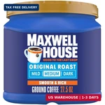 Maxwell House 27.5OZ Ground Coffee Medium Original Roast. Fixed Price $13.21.