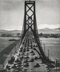 1940 Original Vintage Ansel Adams San Francisco Oakland Bay Bridge Kromekote Art. Fixed Price $249.11.
