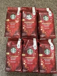 Starbucks Holiday Blend Medium Roast Whole Bean Coffee 17 Oz 6 Bag Lot Pack. Fixed Price $53.99.