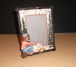 3D Picture Frame 4 X 6 Inches Campfire Marshmallow Roast Boy Camper. Fixed Price $9.99.
