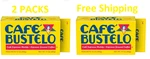 (2 Pack) Cafe Bustelo,espresso Style Dark Roast Ground Coffee,vacuum Packed 10OZ. Fixed Price $9.99.