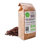 Tiny Footprint Peru Medium Roast Coffee Whole Bean Organic Fair Trade 16OZ. Fixed Price $43.92.