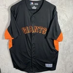 San Francisco Giants Jersey Adult Large Black Orange TX3 Cool Mens 2190. Fixed Price $64.94.