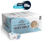 Grove Square Cappuccino French Vanilla 50 Ct Keurig K-cups Free Shipping. Fixed Price $37.99.