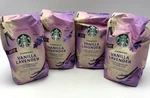 4 Bags Starbucks Vanilla Lavender Ground Coffee 11 Oz Limited Edition Bb 8/26. Fixed Price $59.99.