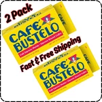 (2 Pack) Cafe Bustelo,espresso Style Dark Roast Ground Coffee,vacuum Packed 10OZ. Fixed Price $9.49.