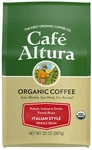 Cafe Altura Whole Bean Organic Coffee, Italian Style, 6 X 20 Oz.. Fixed Price $84.38.