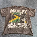 Vintage Bob Marley Get Up Stand Tee Size Good Fade Zion Distressed. Fixed Price $10.00.