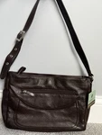 Stone&co Mary Kate Brown Pebbled Leather Shoulder Bag Single Strap Adjustable. Fixed Price $40.00.