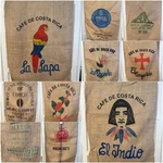 Lot 10 Jute Burlap Coffee Sack Cafe 43 X28 Jl. Fixed Price $160.00.