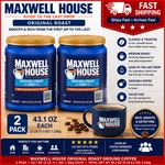 2PACK Maxwell House Original Roast Medium Ground Coffee 43.1OZ. Fixed Price $51.99.