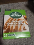 Green Mountain Caramel Vanilla Cream Light Roast Coffee - 24 Pods/box (exp 2025). Fixed Price $14.99.