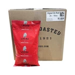 Lacas Original City Roast Ground Coffee, 25/16 Oz Bags, Urn. Fixed Price $199.99.