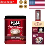 Hills Bros Instant Coffee Double Mocha Cappuccino Caf Quality At Home, 16 Oz. Fixed Price $15.39.