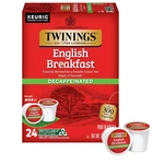 Twinings Decaffeinated English Breakfast Black Tea K-cup Pods For Keurig, 24 Cou. Fixed Price $20.93.