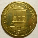 San Francisco Municipal Railway (california) Transit Token - CA760S. Fixed Price $5.99.