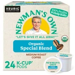 Newman's Own Organics Special Blend Coffee 24 To 144 Keurig Cups Pick Any Size. Fixed Price $23.99.