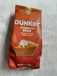 Dunkin Pumpkin Spice Ground Coffee 11 Oz Exp 9/26. Fixed Price $19.00.