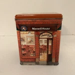 Maxwell House Cappuccino Cafe Coffee Collector Tin Can Vintage. Fixed Price $6.65.