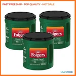 3P Folgers Classic Decaf Ground Coffee, Medium Roast, 25.9 Oz Canister. Fixed Price $57.94.