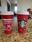 New Starbucks Christmas 2024 & 2025 Red Cup 16OZ Holiday Reusable Authentic. Fixed Price $19.99.