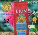12 Vanilla Macadamia Nut Coffee 10OZ Bag Grind Ground Apg Lion Hawaii Light. Fixed Price $185.25.
