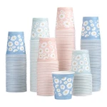 Lamosi Paper Pack, Small Cups, 5OZ-300, Daisy. Fixed Price $37.35.