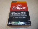 Folgers Black Silk Coffee, Dark Roast, Keurig K-cup Pods, 10 Count Box (pack. Fixed Price $41.99.