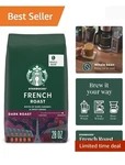 2 Bags Starbucks Whole Bean Coffee Dark Roast French 100% Arabica!. Fixed Price $35.00.