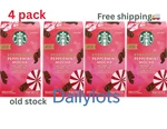Starbucks Coffee Peppermint Mocha Ground Light Roast 11 Oz 4 Bag Old Stock. Fixed Price $33.99.