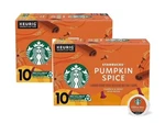 Starbucks Pumpkin Spice Flavored Coffee K-cup 20 Count Pods Bb (06-01-26) 2-BOX. Fixed Price $29.99.