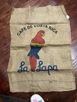 (1) Lot 2 Burlap Coffee Bag - Cafe De Costa Rica Lapa See Photos. Fixed Price $25.00.