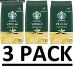 Pack - Starbucks Vanilla Flavored Ground Coffee 11 (33 Oz) Fresh. Fixed Price $49.34.