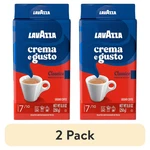 (2 Pack) Lavazza Crema Gusto Ground Coffee, Medium Roast, Arabica And Robusta.. Fixed Price $9.45.