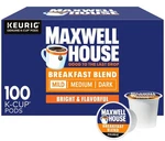 Maxwell House Breakfast Blend Light Roast K-cup Coffee Pods 100 Ct.. Fixed Price $45.00.