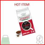 Krispy Kreme Doughnuts, Classic, Ground Coffee, Medium Roast, Bagged 12OZ. Fixed Price $18.10.