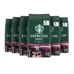 Starbucks Whole Beans, Dark Hot Iced Coffee, Espresso Roast, Six. Fixed Price $58.00.