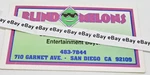 Blind Melons Bar 710 Garnet Ave San Diego California Pacific Beach Business Card. Fixed Price $5.00.