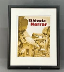 Vtg Rare Starbucks Ethiopia Harrar Framed Promo Store Display Poster 22"; 2007. Fixed Price $195.00.