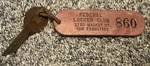 Vintage Federal Locker Club 1130 Market St. San Francisco Fob Key Wwii Wartime. Fixed Price $39.00.